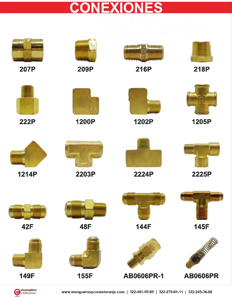 Conexiones generales para tractocamion