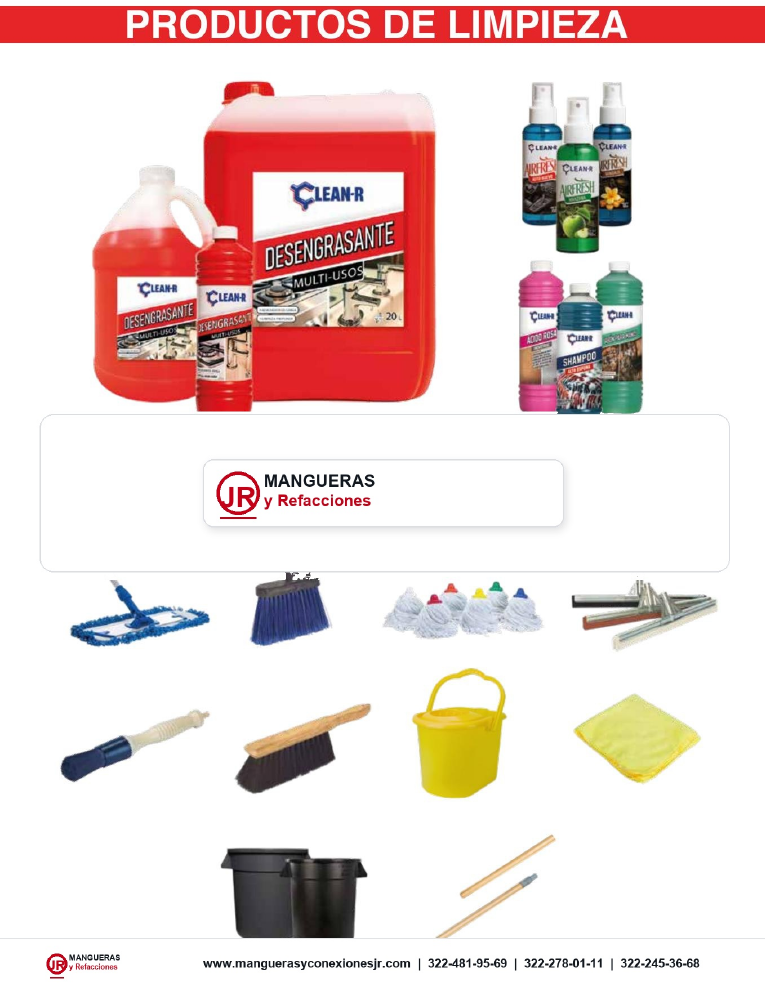 Productos de limpieza industrial